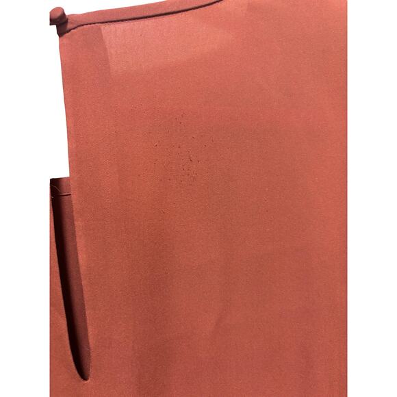 Joie Rancher Silk Cap Sleeve Top | Burnt Orange Keyhole Blouse | Size Small - Picture 6 of 7